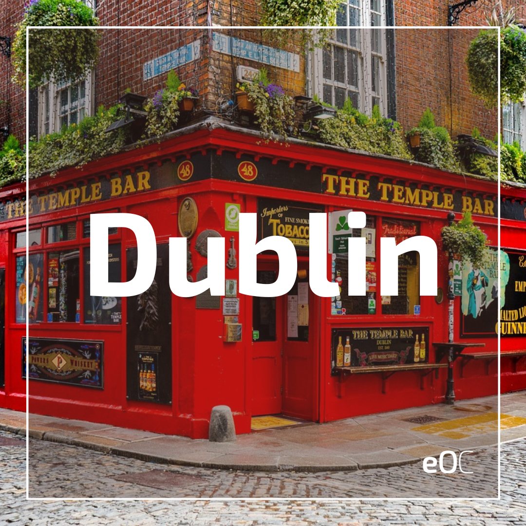 The Temple Bar red Pub in Dublin