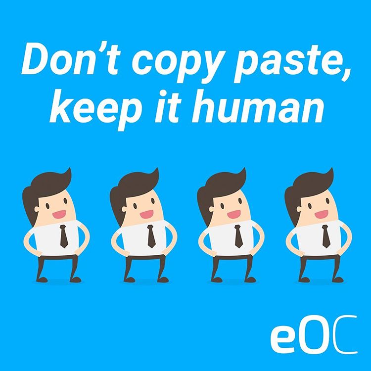 Don't copy paste your reviews answers